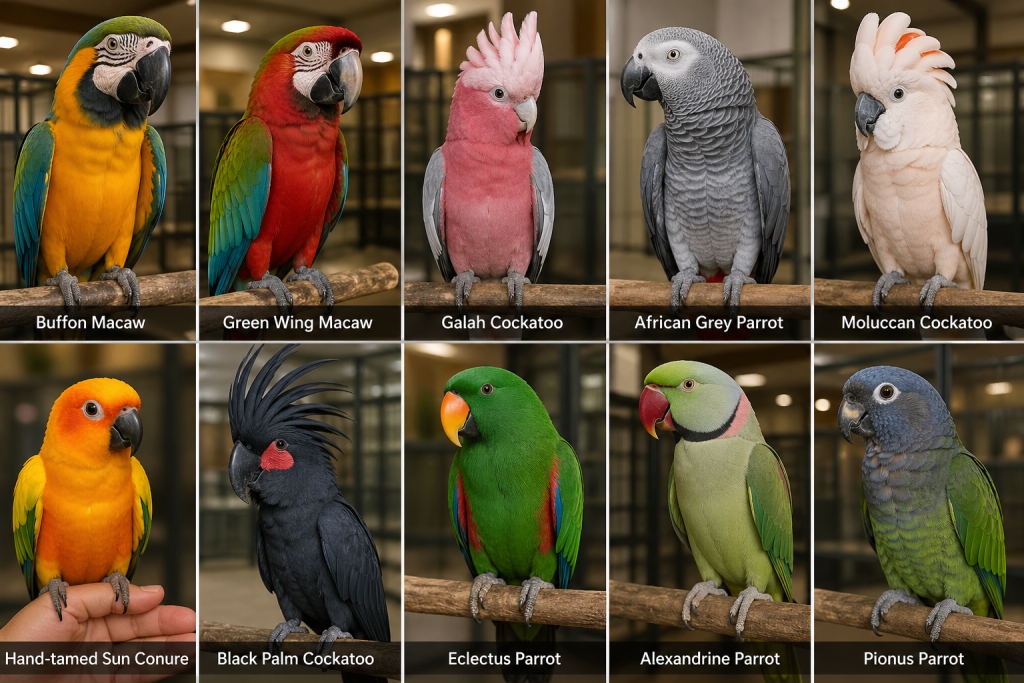 Parrots for sale in Dubai